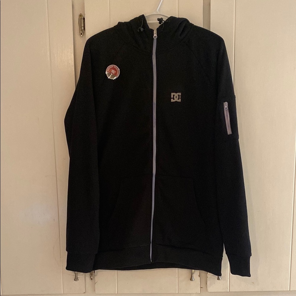 DC new Men's water resistant Black Hoodie Jacket